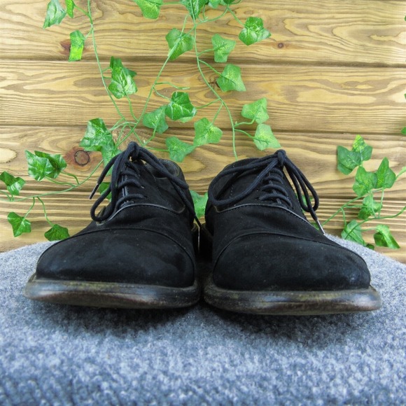 M. Gemi Men Oxfords Shoes Black‎ Leather Lace Up Size 41.5 Medium main image 8